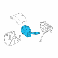 OEM 2006 Lincoln LS Combo Switch Diagram - 4W4Z-13K359-AA