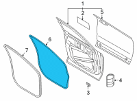 OEM 2022 Ford Bronco Sport WEATHERSTRIP Diagram - M1PZ-7820530-A