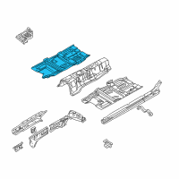 OEM Infiniti M45 Floor-Front, RH Diagram - 74320-CR930