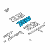 OEM Infiniti M45 Floor-Front, Center Diagram - 74310-CR930