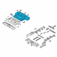 OEM 2022 Kia Telluride Pad U Diagram - 65513S9000