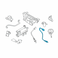 OEM Hyundai Elantra Sensor Assembly-Oxygen Diagram - 39210-2E401