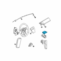 OEM 2006 Infiniti G35 Sensor-Side Air Bag Center Diagram - K8820-CM40A