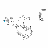 OEM 1999 Jeep Wrangler Cap-Fuel Filler Diagram - 52127864AB