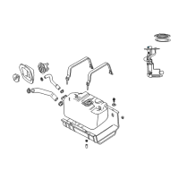 OEM 1999 Jeep Cherokee Filter-Fuel Diagram - 4798301