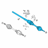 OEM 2019 Lincoln Continental Axle Assembly Diagram - G3GZ-3B436-C