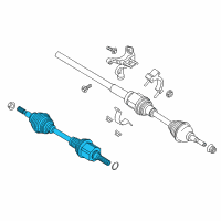 OEM 2019 Lincoln Continental Axle Assembly Diagram - G3GZ-3B437-B