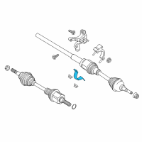 OEM 2020 Ford Police Responder Hybrid Mount Bracket Clamp Diagram - 4S4Z-3N324-AA