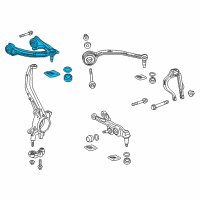 OEM 2020 Acura RLX Arm, Left Front (Upper) Diagram - 51520-TY2-A01