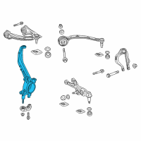 OEM 2017 Acura RLX Knuckle, Right Front Diagram - 51210-TY2-A01