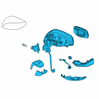 OEM 2017 Infiniti Q60 Door Mirror Assy-RH Diagram - 96301-5CH2B
