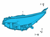Genuine Toyota Sienna Composite Assembly diagram