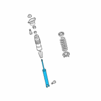 OEM 2008 Hyundai Elantra Rear Shock Absorber Assembly Diagram - 55311-2H201