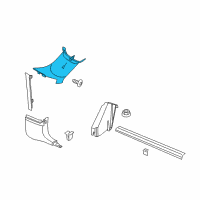 OEM 2010 Dodge Challenger Molding-Windshield Diagram - 1FW58XDVAG