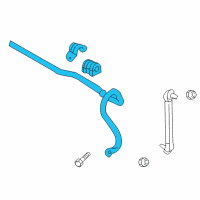 OEM Chevrolet Equinox Stabilizer Bar Diagram - 84161350