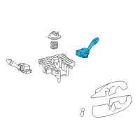 OEM Kia Optima Lever Assembly-Wiper & Washer Diagram - 9342038100