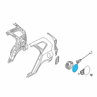 OEM 2009 Kia Rondo Spring-Outer Diagram - 815971D000