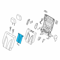 OEM 2015 Lincoln MKC Seat Back Heater Diagram - EJ7Z-14D696-K