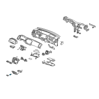 OEM Acura Socket Assembly Diagram - 39632-S5A-A01