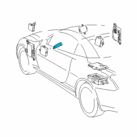 OEM 2010 Lexus SC430 Multiplex Tilt & Telescopic Computer Diagram - 89227-24010