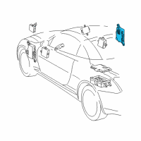 OEM 2004 Lexus SC430 Block, Passenger Side Junction Diagram - 82730-24030