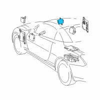 OEM 2008 Lexus SC430 Network Gateway Computer Diagram - 89100-24160