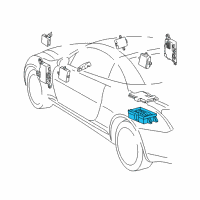 OEM Lexus SC430 Block Assy, Luggage Room Junction Diagram - 82670-24094