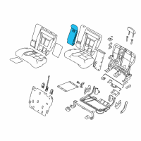 OEM 2007 Lincoln MKX Armrest Assembly Diagram - 7A1Z-7867112-AB