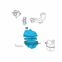 OEM Toyota Solara Air Cleaner Assembly Diagram - 17700-0A041