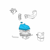 OEM Toyota Solara Cover Assembly Diagram - 22020-0A051