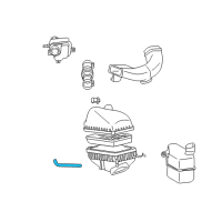 OEM Toyota Upper Resonator Diagram - 12262-20020