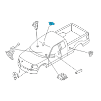 OEM 2014 Ford F-150 Occupant Module Diagram - CL3Z-14B056-A