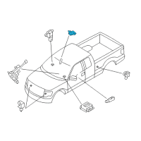 OEM 2011 Ford F-150 Occupant Module Diagram - BL3Z-14B056-A