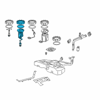 OEM 2016 Honda Accord Filter Set, Fuel Diagram - 17048-T2A-L00