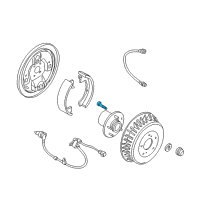 OEM 2017 Nissan Titan Bolt-Hub Diagram - 40222-0B005