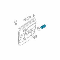 OEM 2009 Mercury Sable Switch Assembly Diagram - 5F9Z-14529-BAD