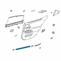 OEM 2019 Lexus ES300h WEATHERSTRIP, RR Doo Diagram - 68174-06220