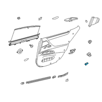 OEM 2019 Lexus UX250h Lamp Assembly, Courtesy Diagram - 81230-11030