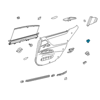 OEM Lexus GS350 Switch, Courtesy Lamp Diagram - 84231-50190