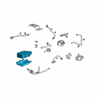 OEM Acura Canister Assembly Diagram - 17011-STK-A01