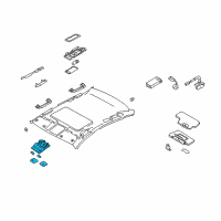 OEM 2006 Infiniti M45 Lamp Assembly-Map Diagram - 26430-EH200