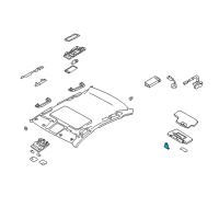 OEM 2013 Infiniti G37 Holder-SUNVISOR Diagram - 96409-EH100