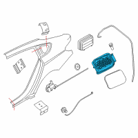 OEM 2017 BMW 550i GT xDrive Cover Pot Diagram - 51-17-7-201-690