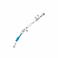 OEM 2004 Toyota RAV4 Column Shaft Diagram - 45260-42070