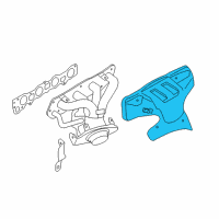 OEM 2019 Nissan Versa Cover-Exhaust Manifold Diagram - 16590-3HC0A