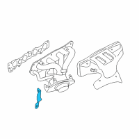 OEM 2019 Nissan Kicks Support-Manifold Diagram - 14014-5RA0A