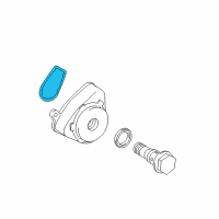 OEM 2013 Toyota Highlander Oil Cooler Gasket Diagram - 15785-36010