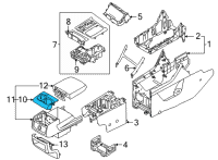 OEM Kia Carnival COVER-HOLE, CUP HOLDE Diagram - 84679R0100B7C