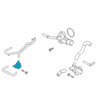 OEM Ford Police Responder Hybrid Auxiliary Pump Diagram - DS7Z-8C419-E