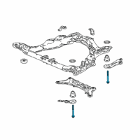 OEM 2022 Honda Ridgeline Bolt, Flange (14X125) Diagram - 90165-TK8-A00
